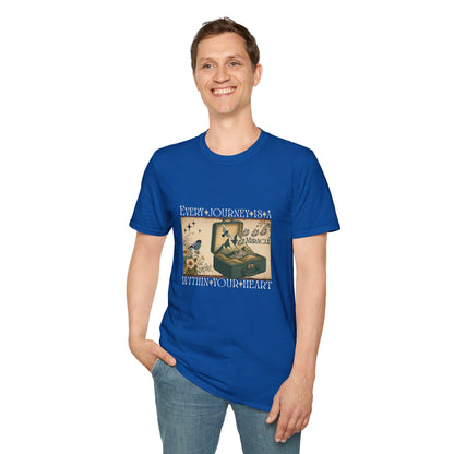 Inspirational Journey Unisex Softstyle T-Shirt for Vintage Lovers