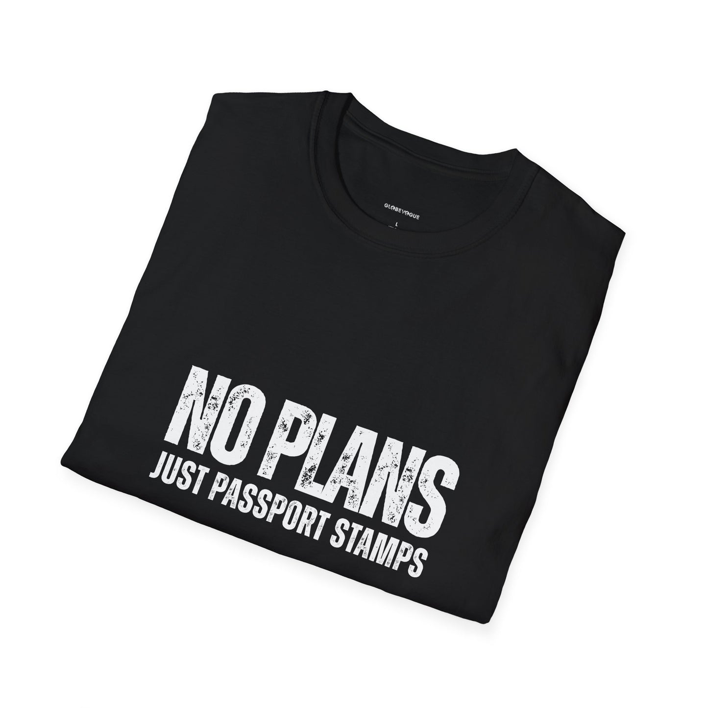 Travel-Inspired Unisex T-Shirt - 'No Plans Just Passport Stamps'