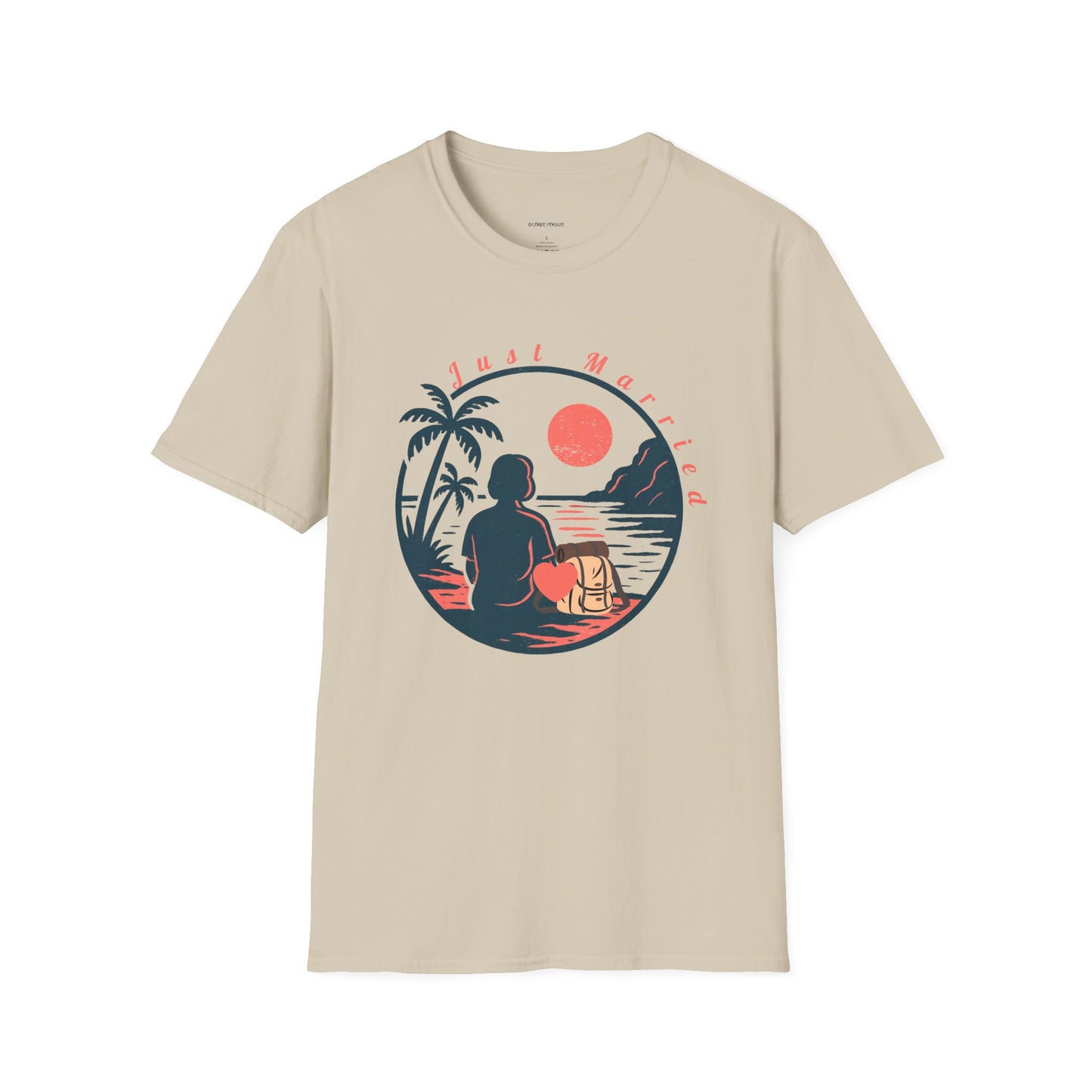 “Just Married”  women’s T-Shirt – A Perfect Blend of Humor and Sarcasm