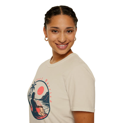 “Just Married”  women’s T-Shirt – A Perfect Blend of Humor and Sarcasm