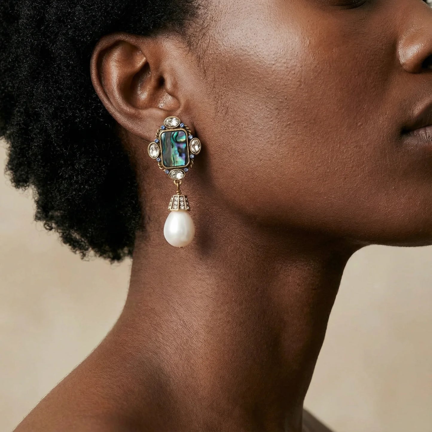 Baroque Pearl Drop Earrings