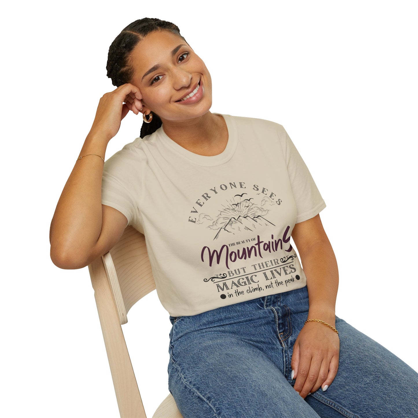 Enchanted Mountain Magic Scenic Unisex T-Shirt