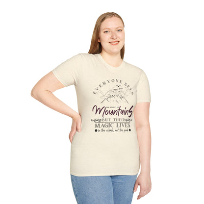 Enchanted Mountain Magic Scenic Unisex T-Shirt