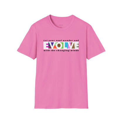 'Evolve' Inspirational Unisex Softstyle T-Shirt