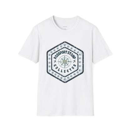 Passport Stamp Collector Unisex Softstyle T-Shirt Travel Beyond Limits