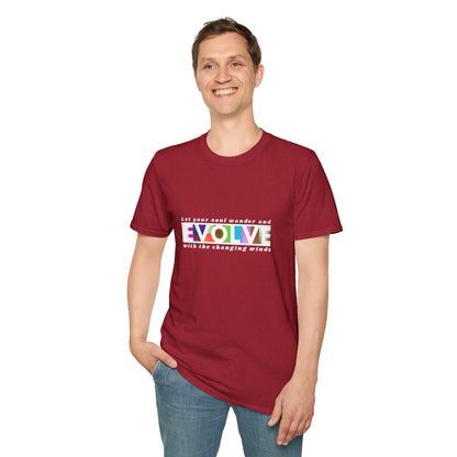 'Evolve' Inspirational Unisex Softstyle T-Shirt
