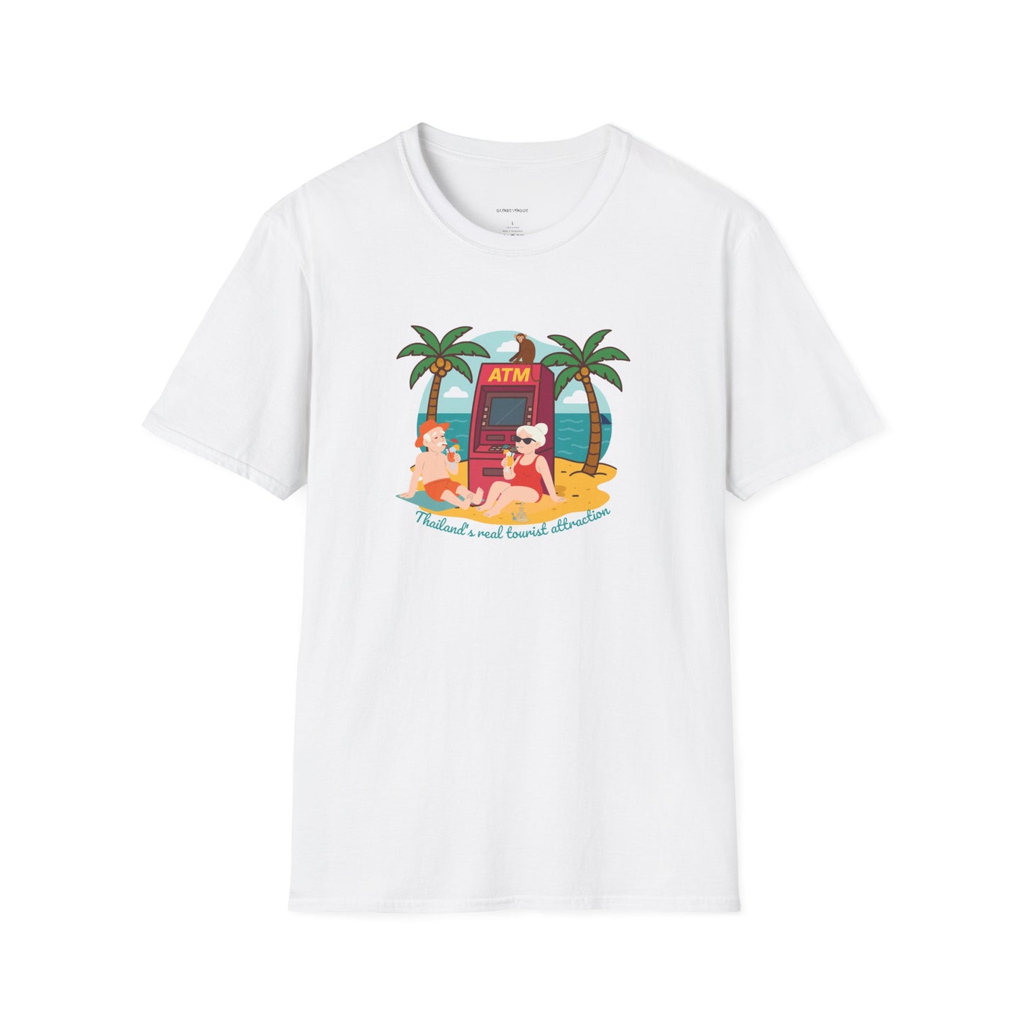 Funny Unisex Softstyle T-Shirt" Thailand's Real tourist attraction "