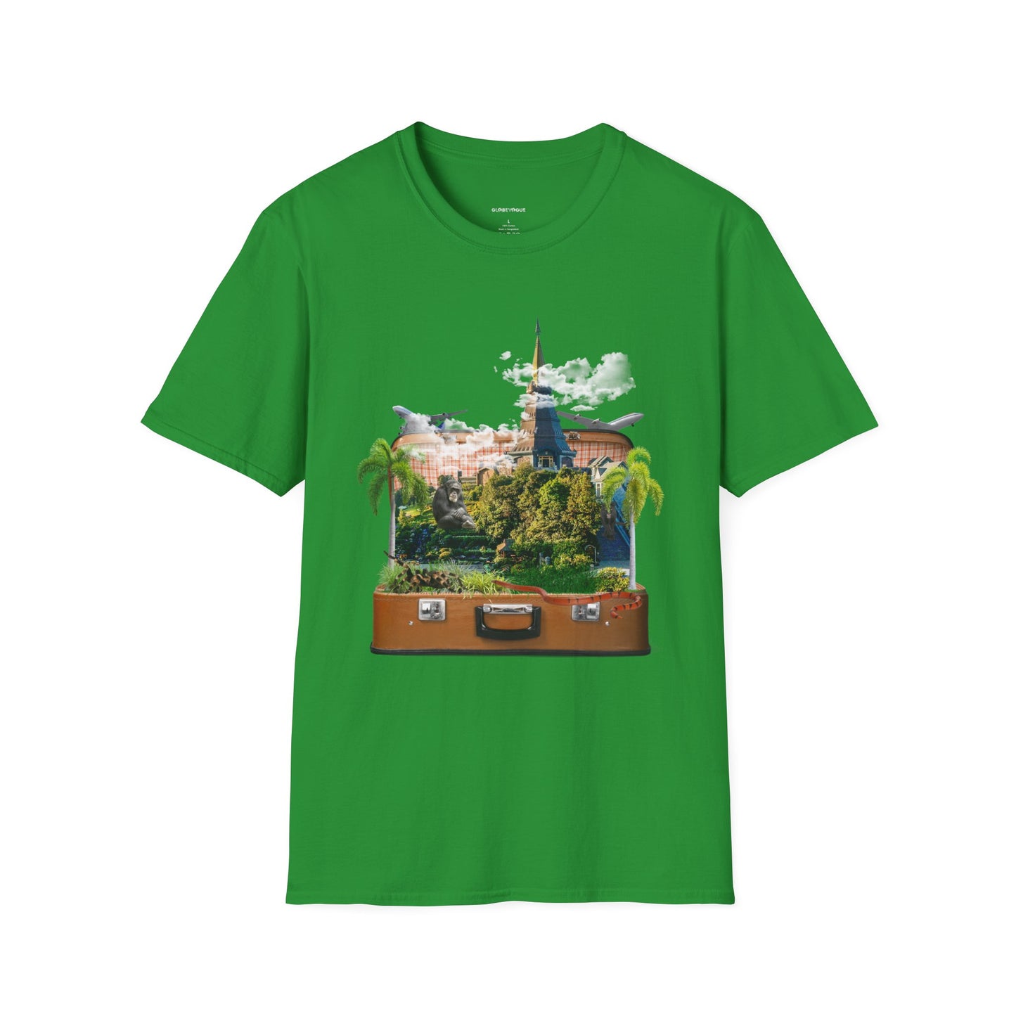 Unisex  T-shirt Design: "Temple" Image Manipulation