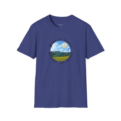 'Born to Travel Around The World' T-Shirt