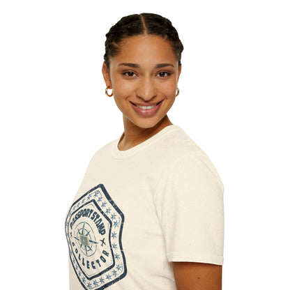 Passport Stamp Collector Unisex Softstyle T-Shirt Travel Beyond Limits