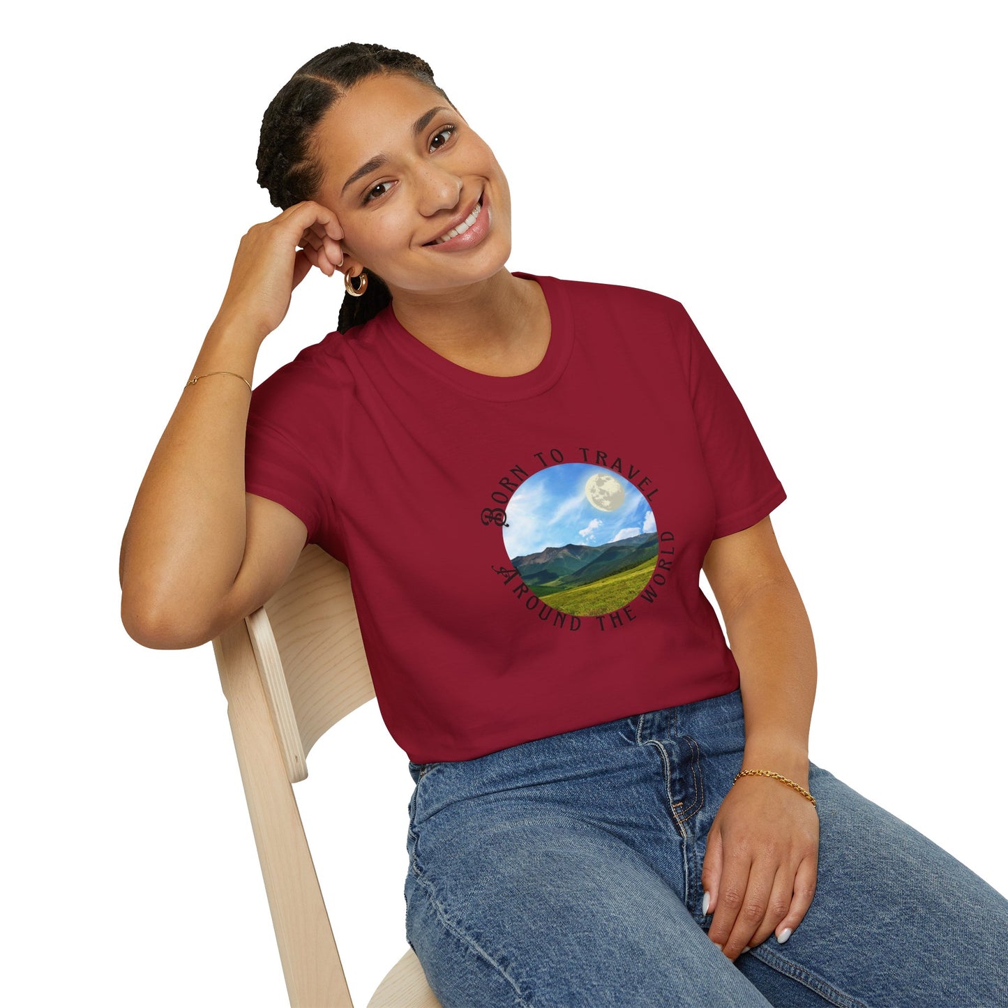 'Born to Travel Around The World' T-Shirt