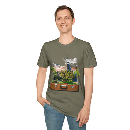 Unisex  T-shirt Design: "Temple" Image Manipulation