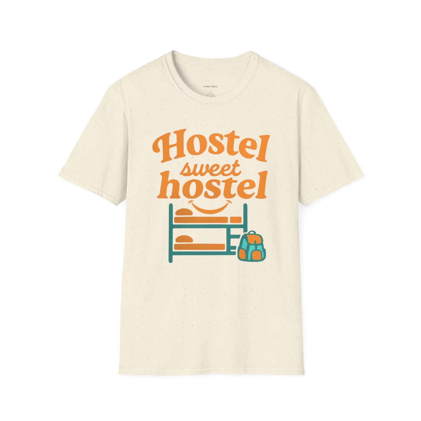 Hostel Sweet Hostel Unisex T-Shirt — Backpacking & Travel Bunk Tee