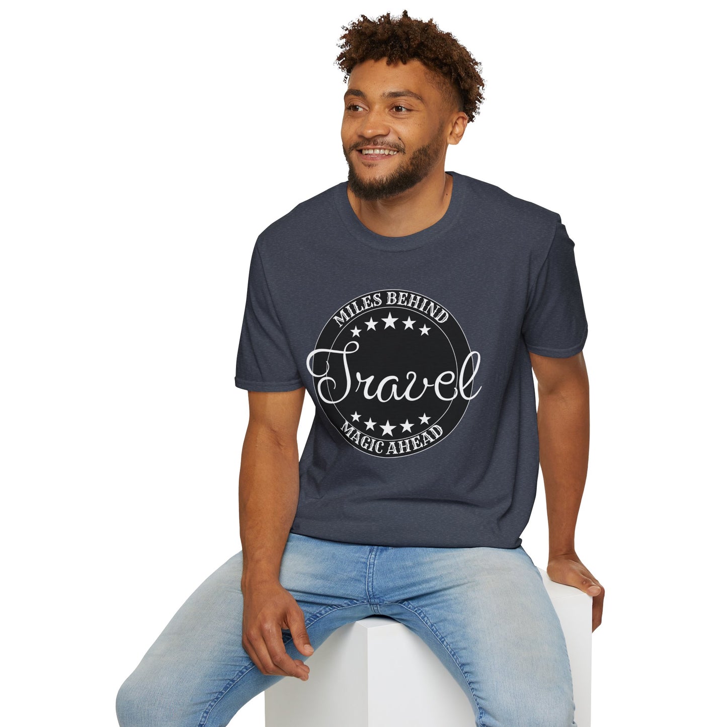 Travel T-Shirt - 'Miles Behind, Magic Ahead'