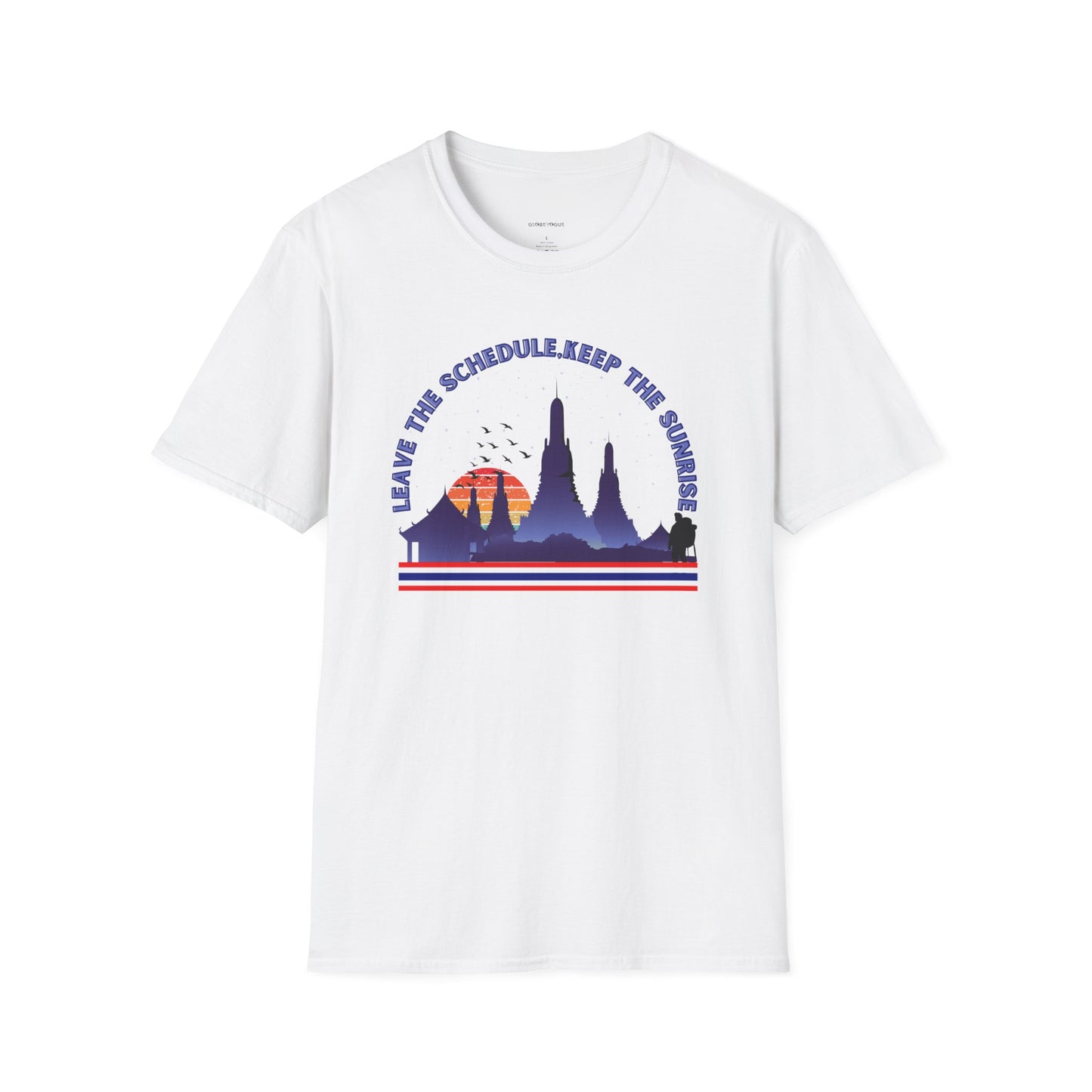 "Leave the Schedule, Keep the Sunrise" T-Shirt -For Thailand Lovers