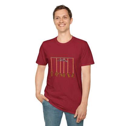 Travel-Inspired Unisex Softstyle T-Shirt for Travellers Who Are Not Afraid of Humour