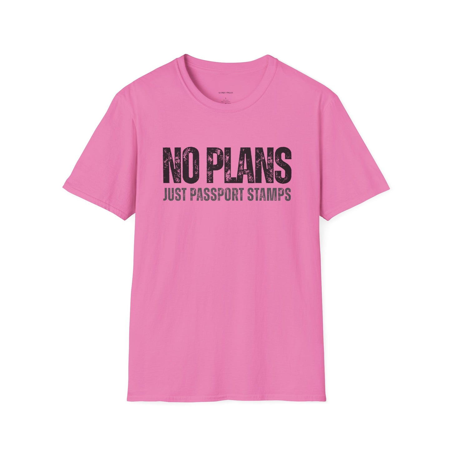 Travel-Inspired Unisex T-Shirt - 'No Plans Just Passport Stamps'