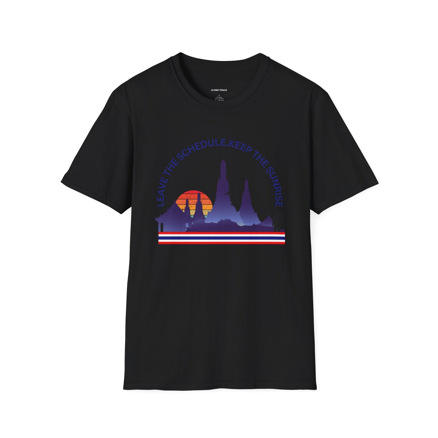 "Leave the Schedule, Keep the Sunrise" T-Shirt -For Thailand Lovers