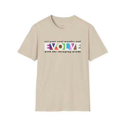 'Evolve' Inspirational Unisex Softstyle T-Shirt