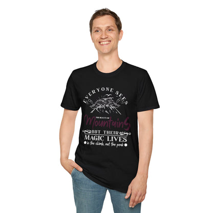 Enchanted Mountain Magic Scenic Unisex T-Shirt