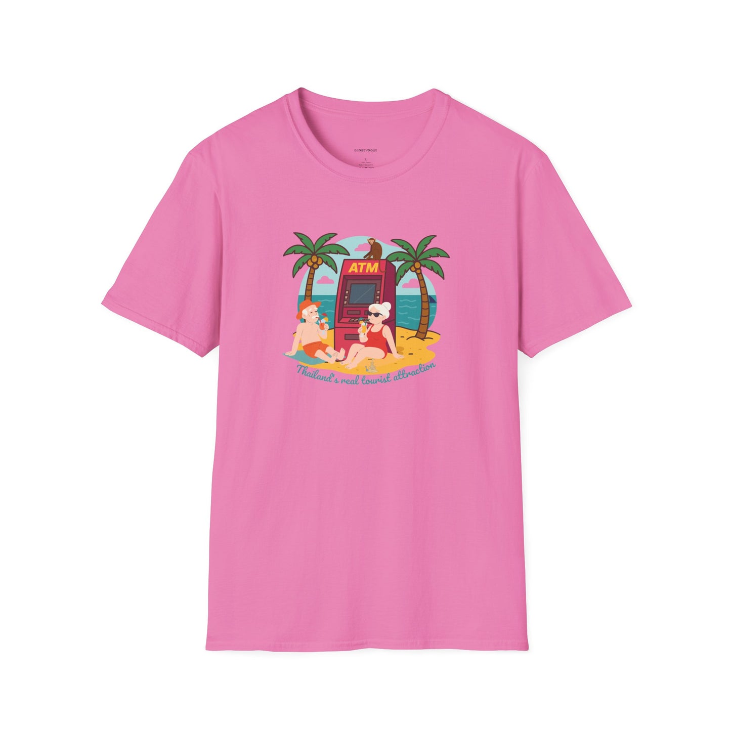 Funny Unisex Softstyle T-Shirt" Thailand's Real tourist attraction "