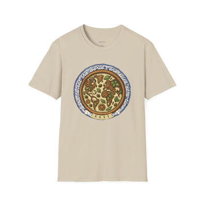 Unisex Pizza Lover's  Funny Softstyle T-Shirt for Travel