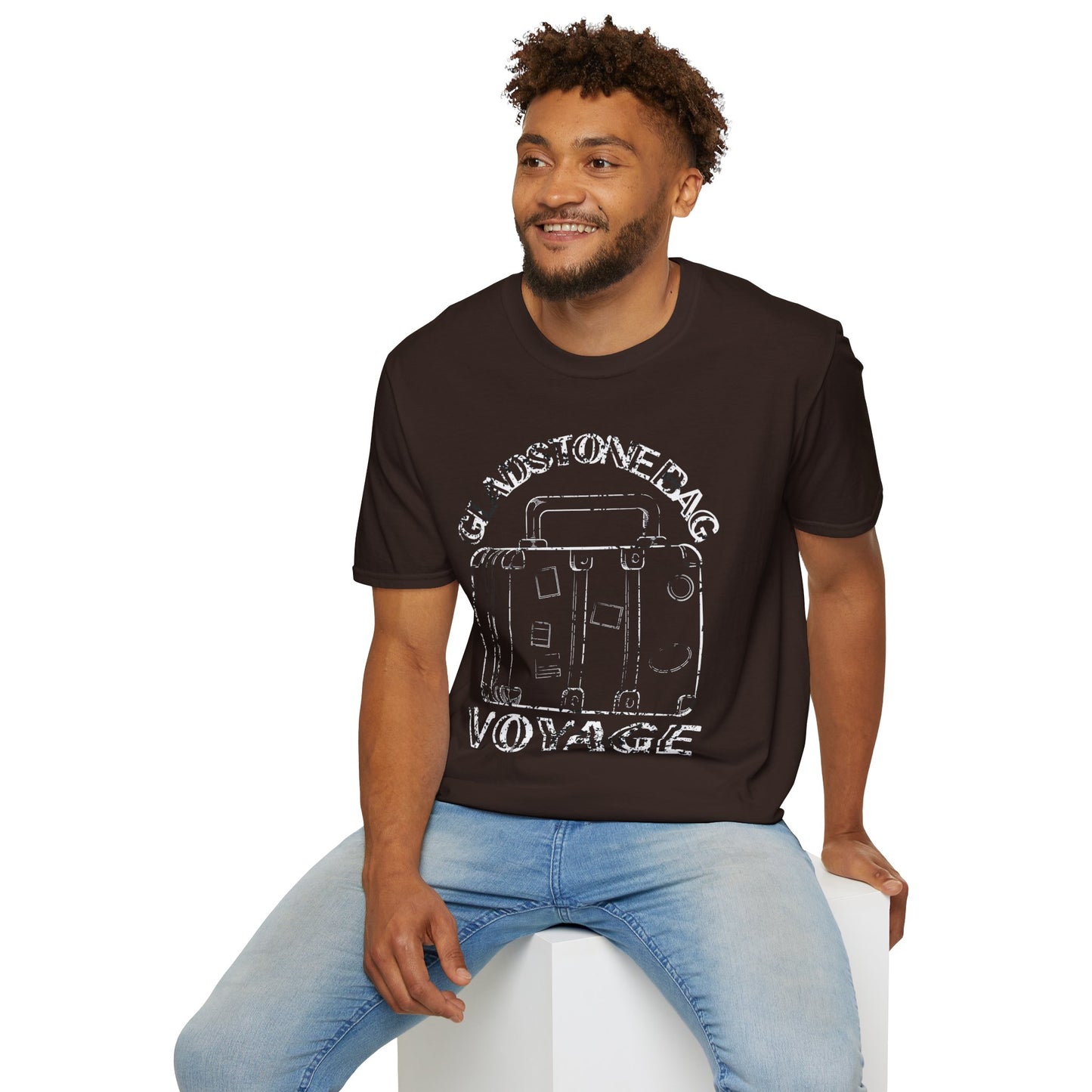 "Gladstone bag Voyage" Unisex T-Shirt For Old-Fashioned Travellers