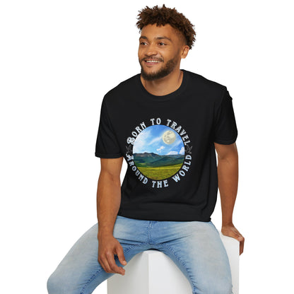 Unisex T-Shirt "Born to travel around the world"