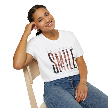 "Carry Your Smile Across Every Mile" Softstyle T-Shirt