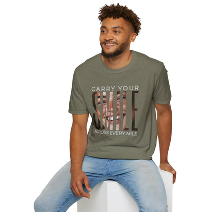 "Carry Your Smile Across Every Mile" Softstyle T-Shirt