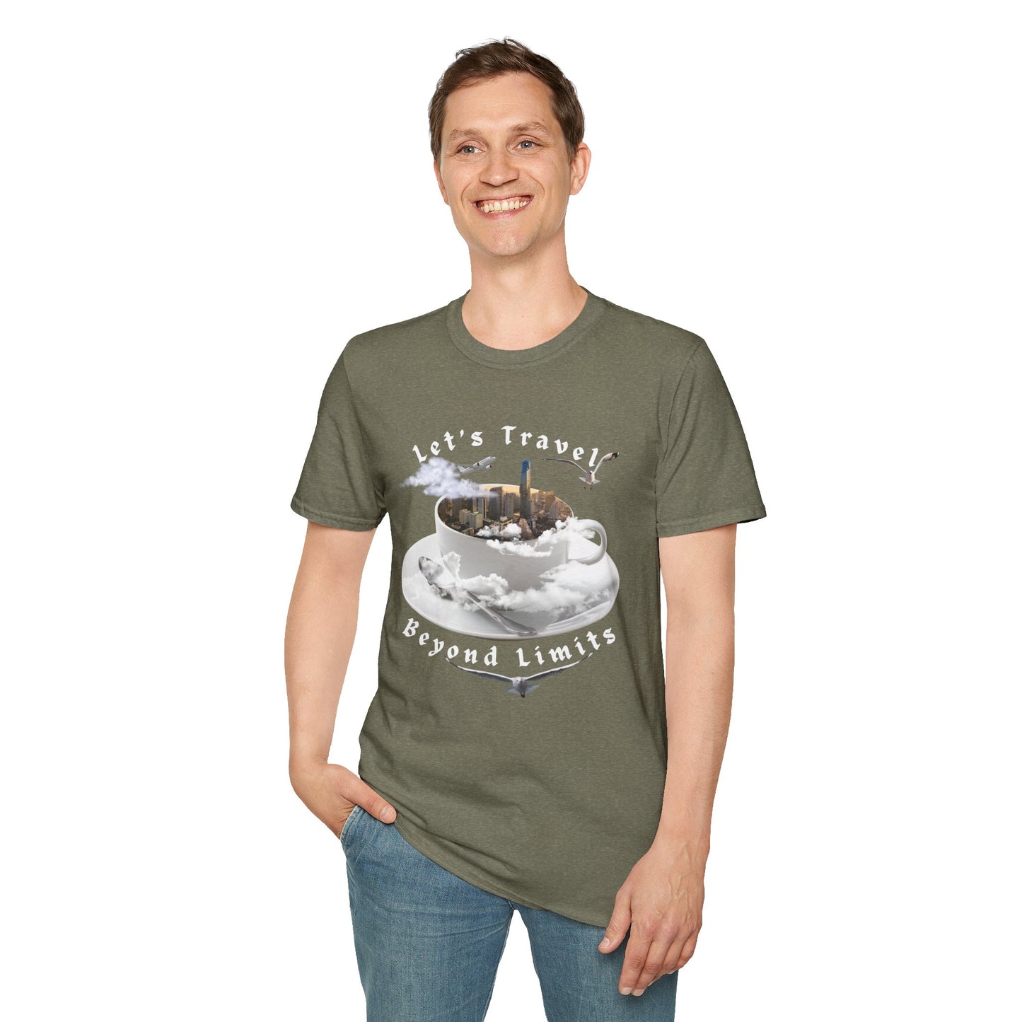 Adventure Travel T-Shirt - Let's Travel Beyond Limits