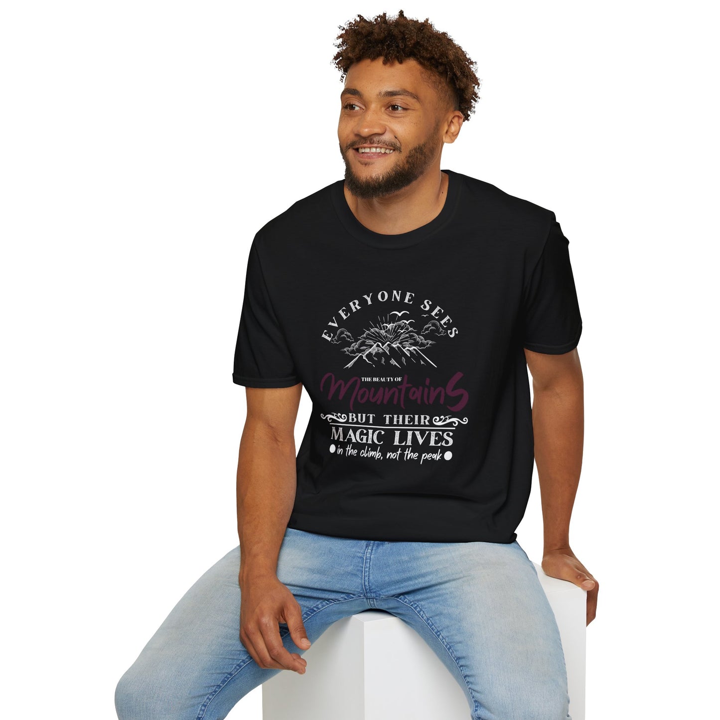 Enchanted Mountain Magic Scenic Unisex T-Shirt