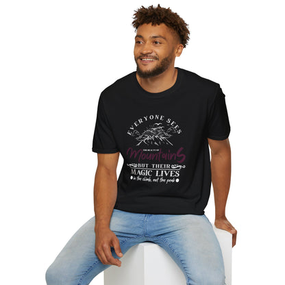 Enchanted Mountain Magic Scenic Unisex T-Shirt
