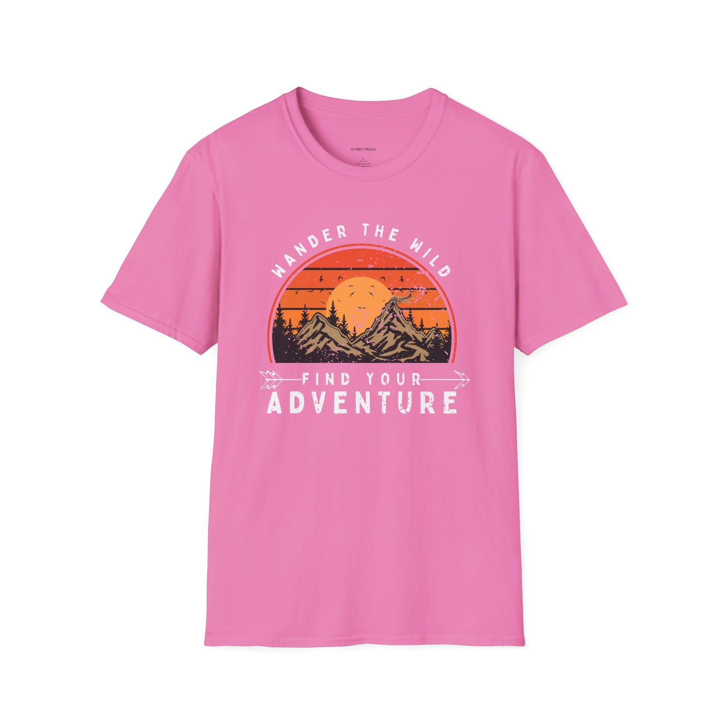 Unisex T-Shirt for Outdoor Enthusiasts: “Wander the Wild, Find Your Adventure”