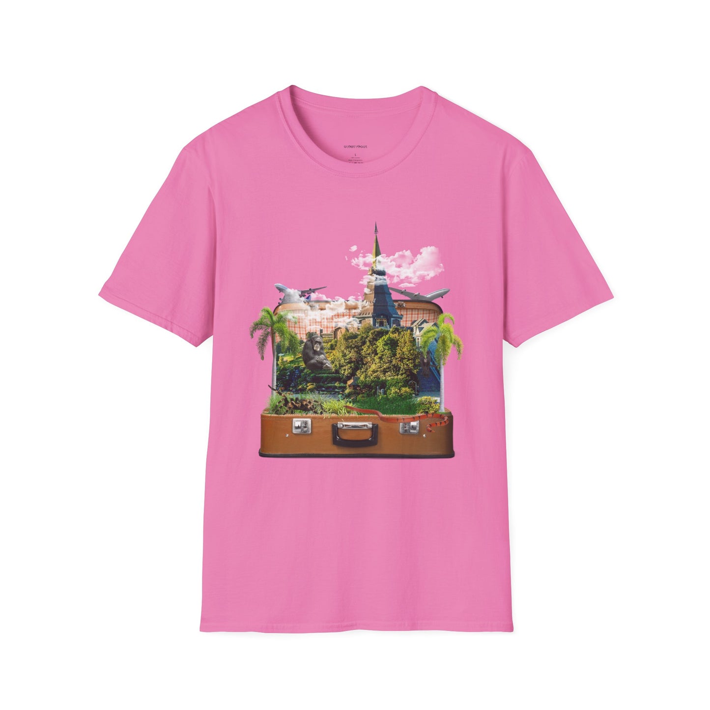 Unisex  T-shirt Design: "Temple" Image Manipulation