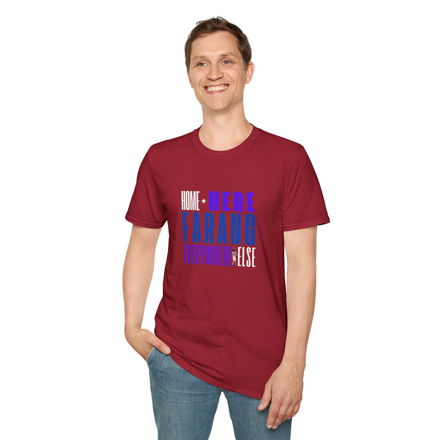 Home Is Here Farang Unisex Softstyle T-Shirt