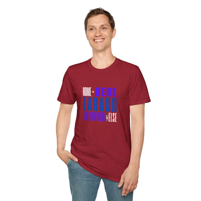 Home Is Here Farang Unisex Softstyle T-Shirt