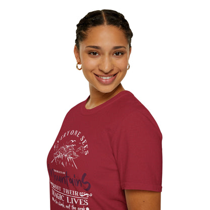 Enchanted Mountain Magic Scenic Unisex T-Shirt