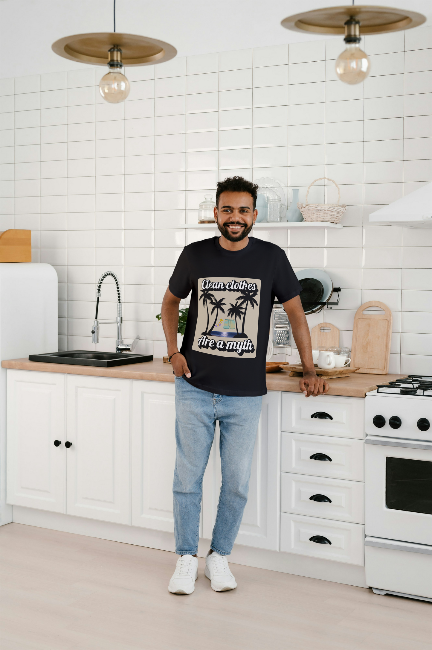 Wanderer’s Edition: “Clean Clothes Are A Myth” Tee for Youthful Travelers