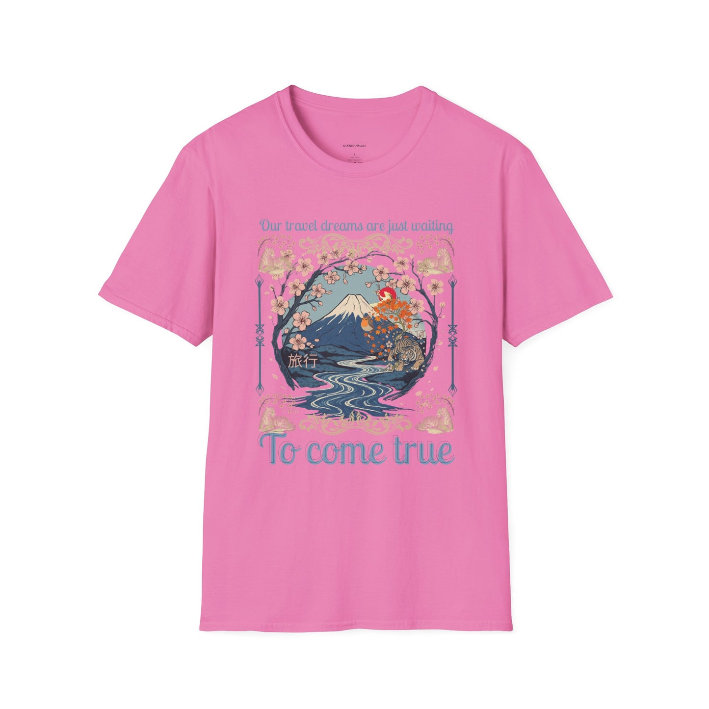 To Come True Scenic Dream T-Shirt — Inspirational Mountain Lake Graphic Tee