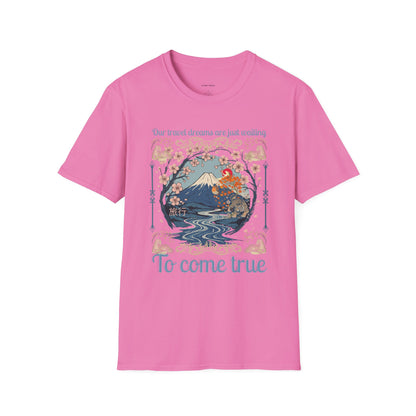 To Come True Scenic Dream T-Shirt — Inspirational Mountain Lake Graphic Tee