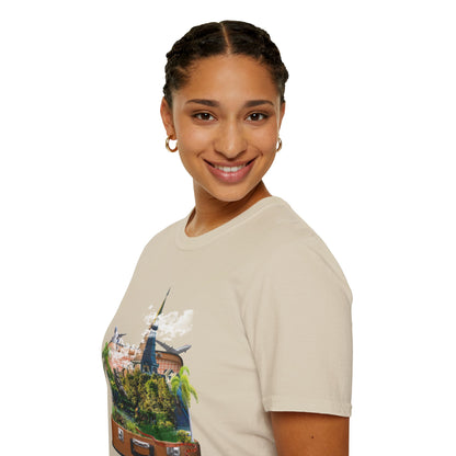 Unisex  T-shirt Design: "Temple" Image Manipulation