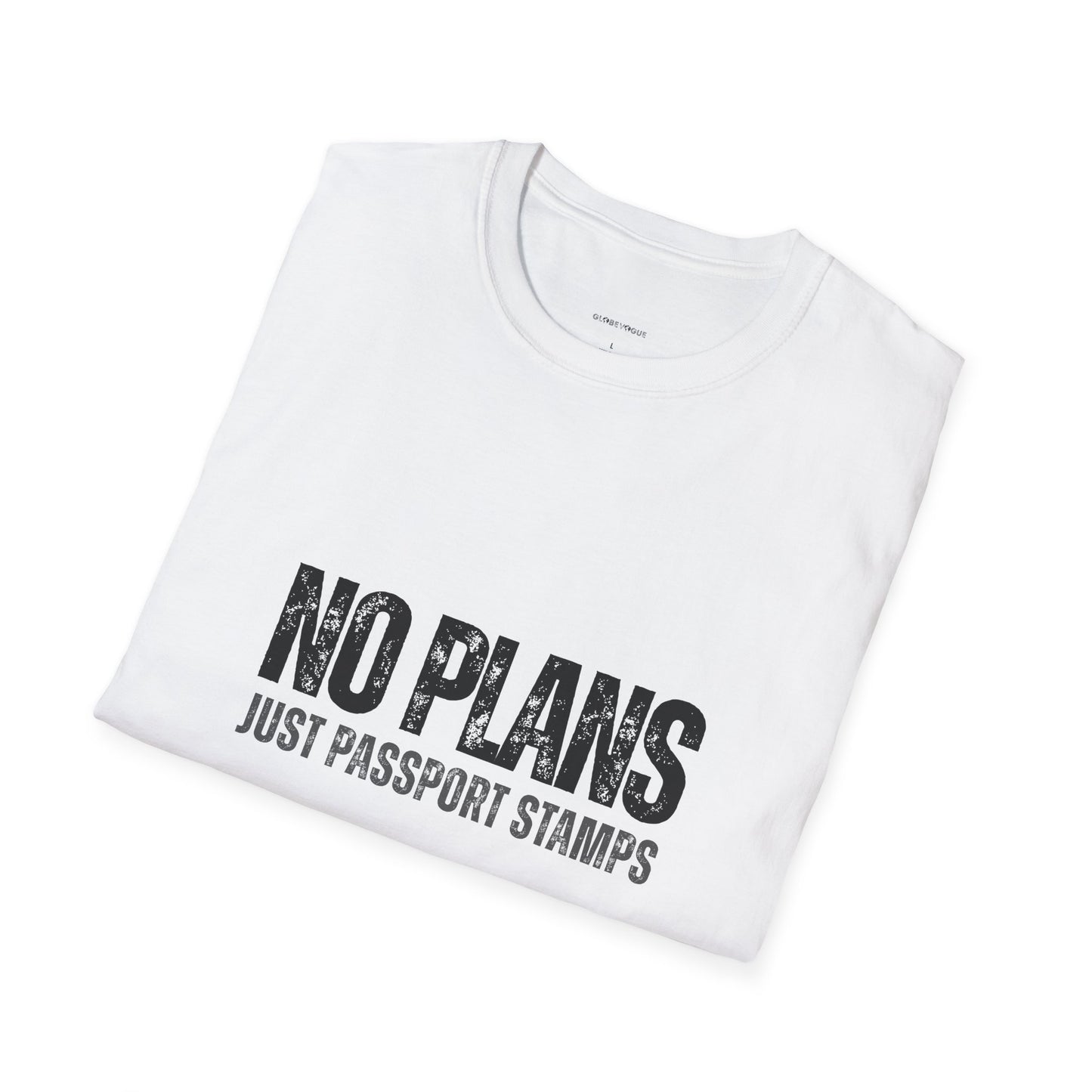 Travel-Inspired Unisex T-Shirt - 'No Plans Just Passport Stamps'