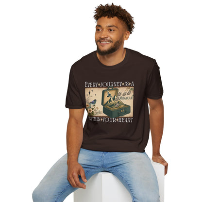 Inspirational Journey Unisex Softstyle T-Shirt for Vintage Lovers