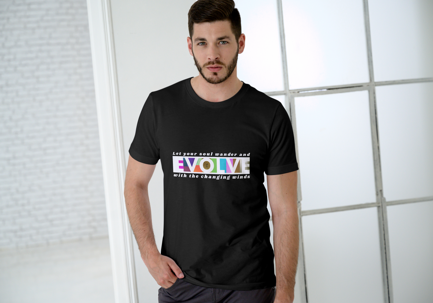 'Evolve' Inspirational Unisex Softstyle T-Shirt