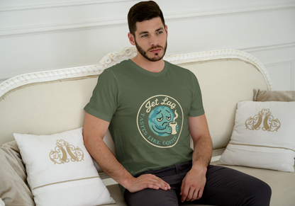 “Tastes Like Coffee” Unisex Planet Graphic Tee.