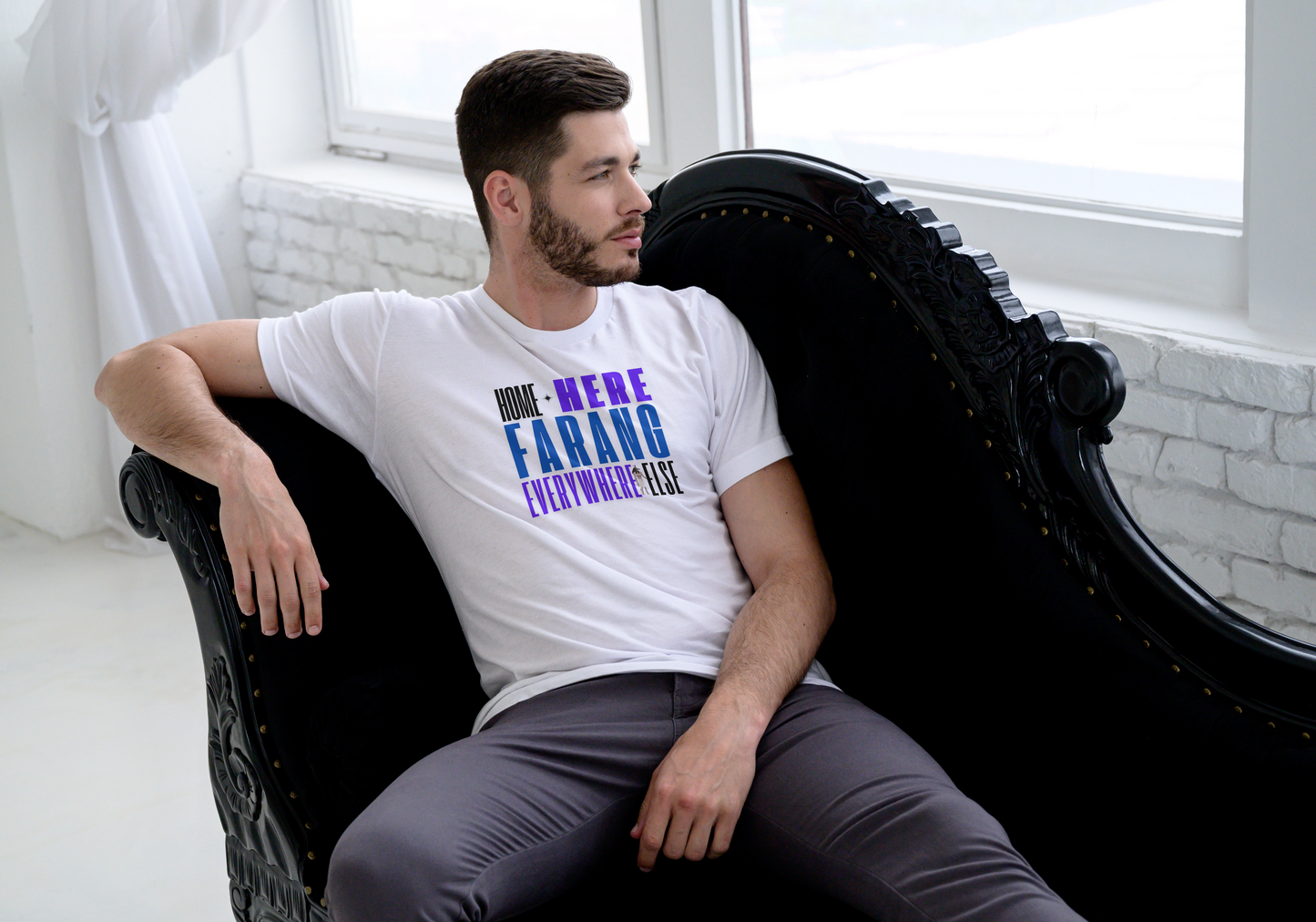 Home Is Here Farang Unisex Softstyle T-Shirt
