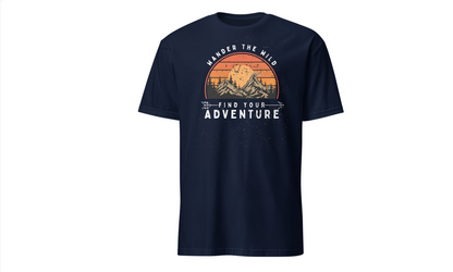 Unisex T-Shirt for Outdoor Enthusiasts: “Wander the Wild, Find Your Adventure”