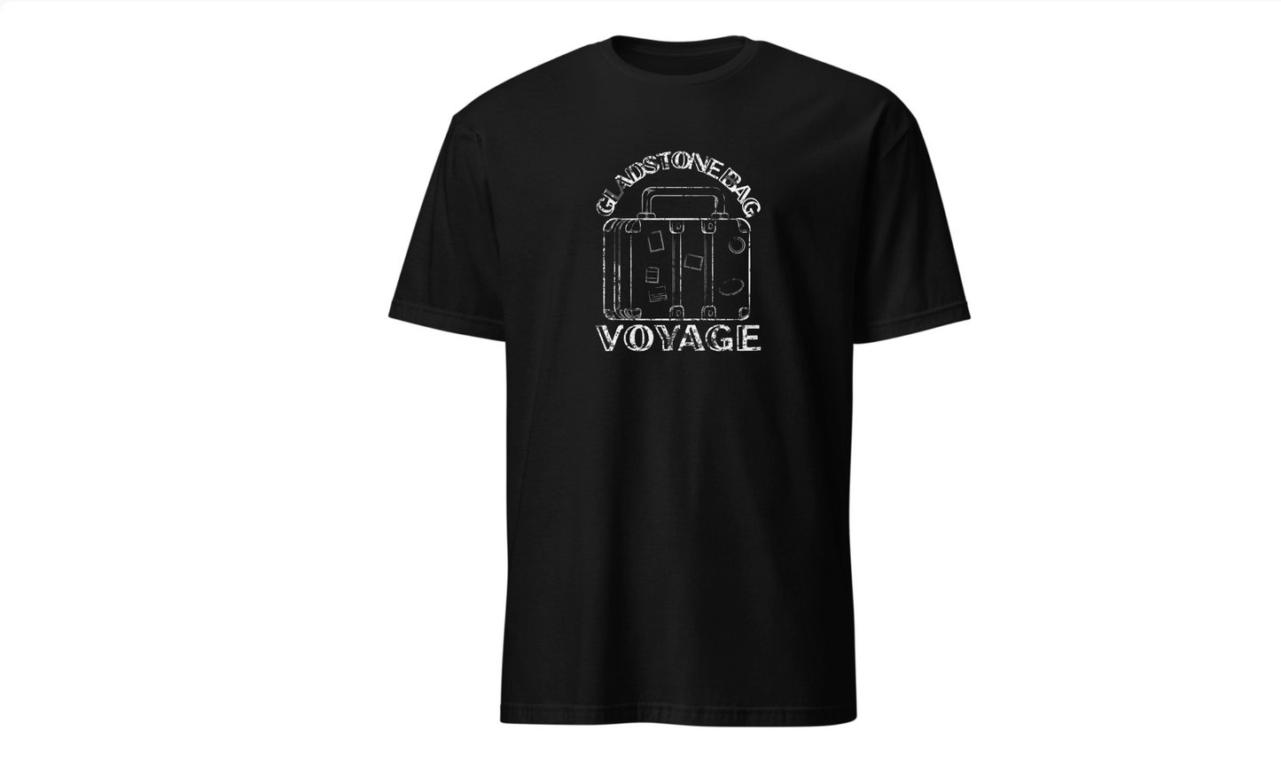 Unisex T-Shirt for Old-Fashioned Travellers: “Gladstone Bag Voyage”