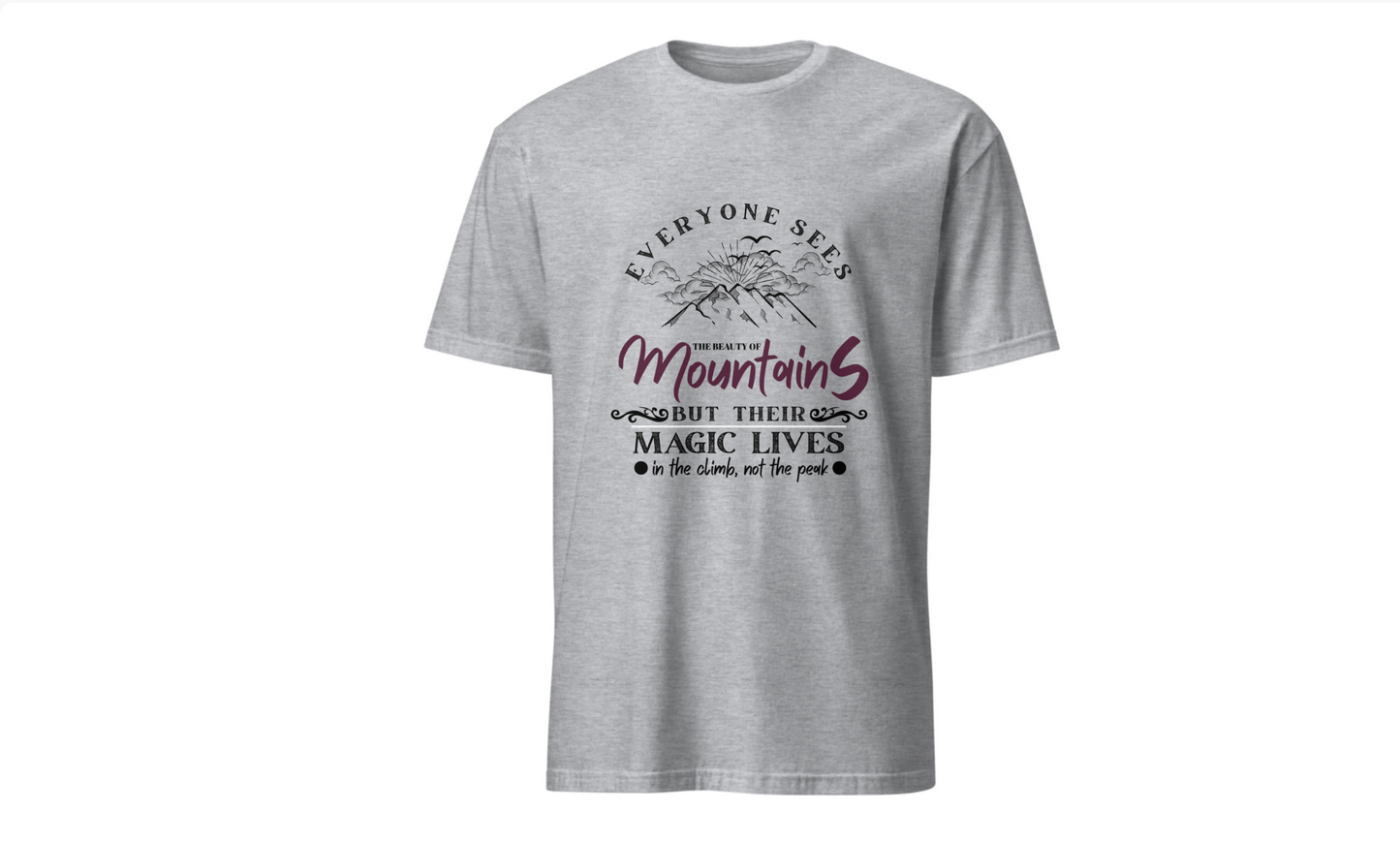 Enchanted Mountain Magic Scenic Unisex T-Shirt